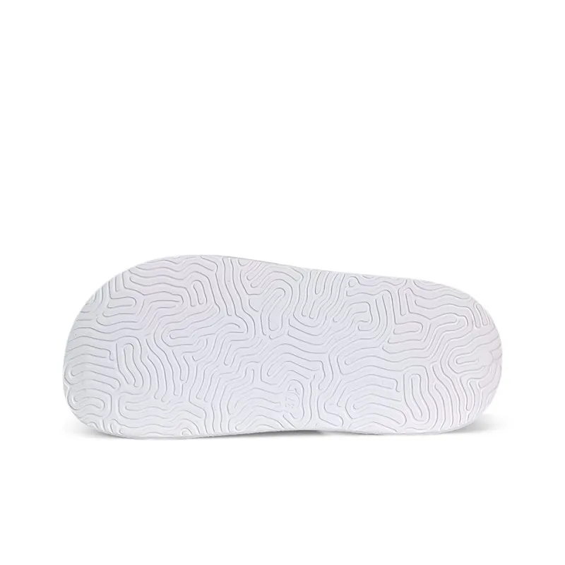 PEAK Slide Slippers Women's All White Red-5