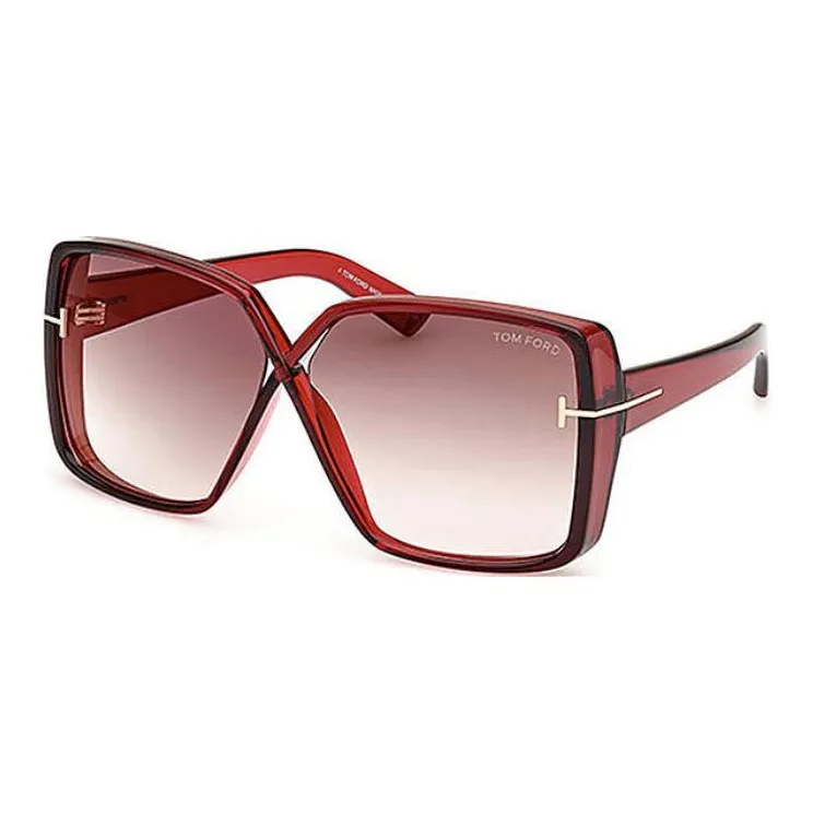 TOM FORD Yvonne Cut Out Oversized Frame Sunglasses-0