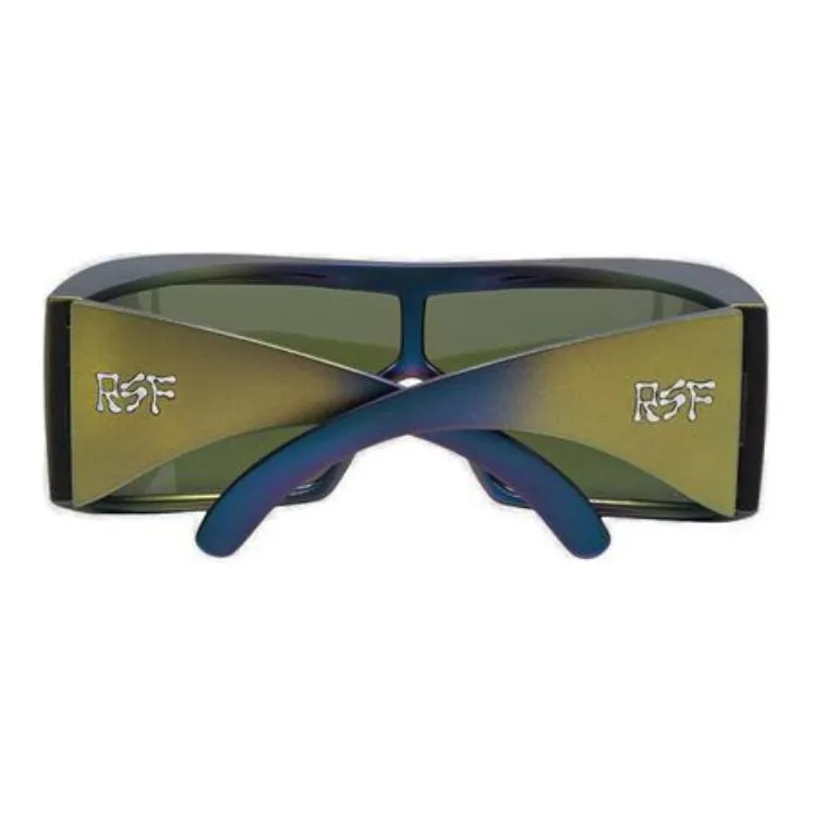 Retrosuperfuture Rectangular Sunglasses Men's Blue-1