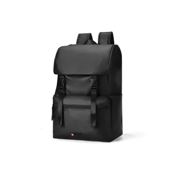 ONRF PVC Backpacks Travel Bags Large Size Unisex Cool Black