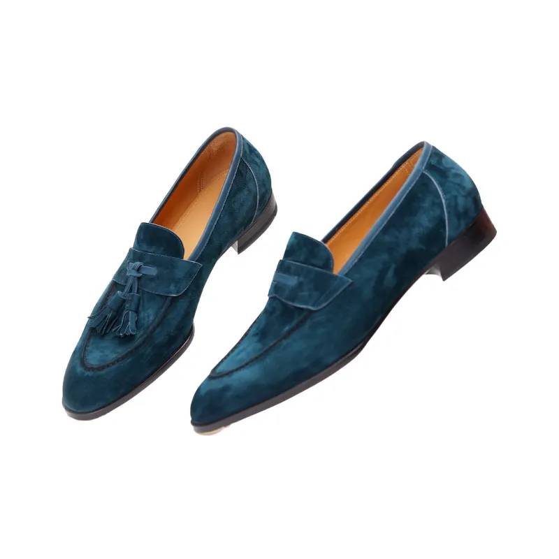 Kitamachi Loafers Men Khaki Brown/Peacock Blue/Inkstone Black/Denim Blue/Cherry Red/Glazed Black-9