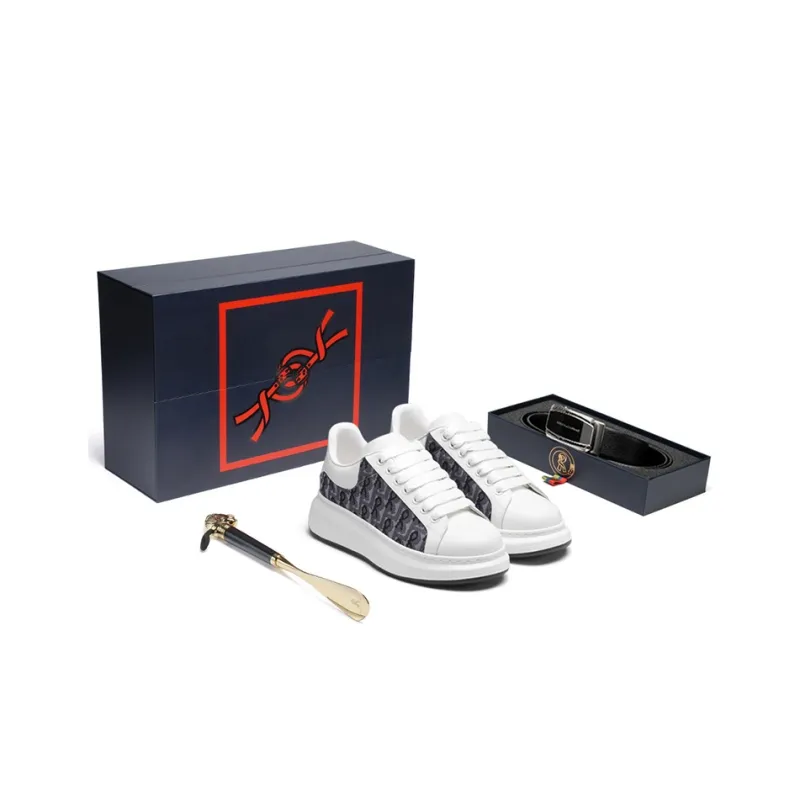 ROBERTA DI CAMERINO Anti-Slip And Wear-Resistant Height Increasing Low-Top Skateboard Shoes Men's-8