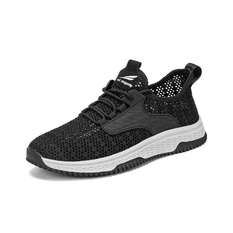 RED DRAGONFLY Casual Shoes Men Low Top Black/Gray-1