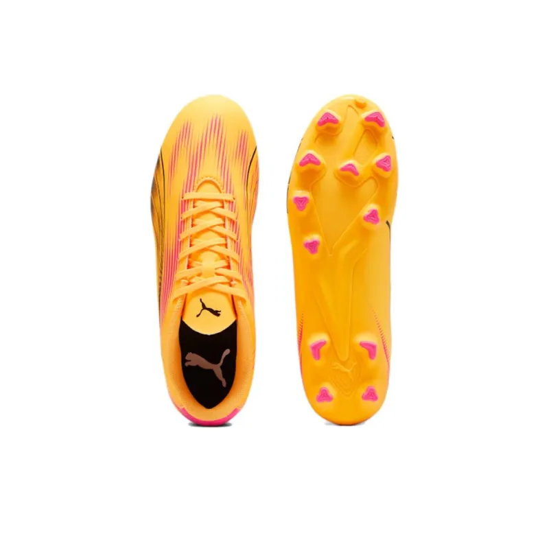 PUMA Ultra Play Fg/Ag Boots 'Sun Stream Black Sunset Glow'-4