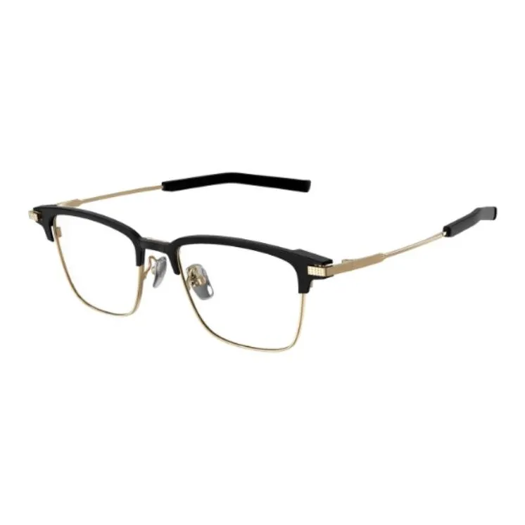 Four Nines Pure Titanium Rectangular Eyeglass Frames Unisex Black-0