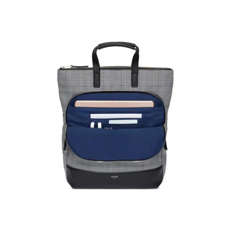 KNOMO Nylon Backpack Unisex Gray-4
