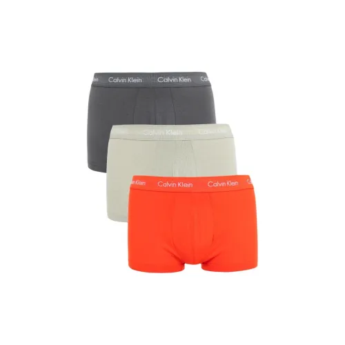 CK/Calvin Borsetta LOW RISE TRUNK 3PK Underpants Europe Version Men's 3 Pack