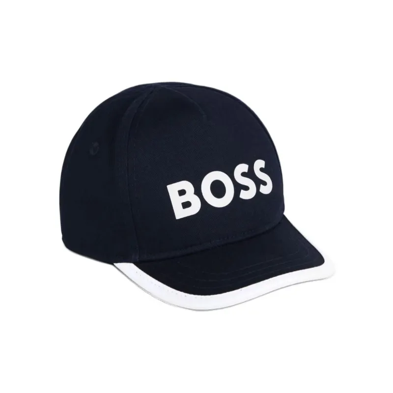 HUGO BOSS Cotton Baseball Caps Kids' Blue-2