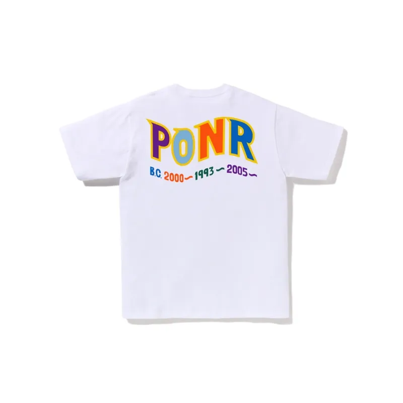 A BATHING APE Colors Shark Ponr Tee-3