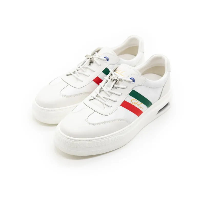 Satchi Skateboarding White Sneakers Men's White-2
