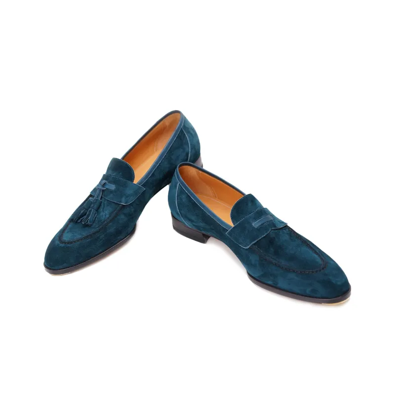 Kitamachi Loafers Men Khaki Brown/Peacock Blue/Inkstone Black/Denim Blue/Cherry Red/Glazed Black-8