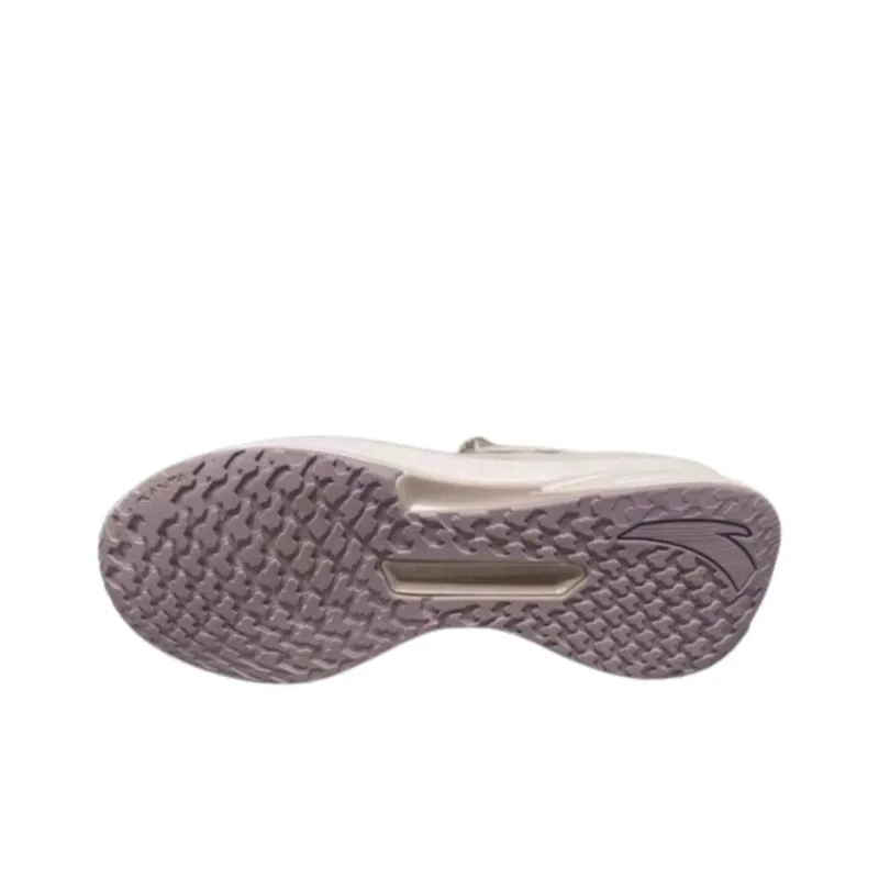 Anta Cushioning Breathable Rebound Low-Top Sprint Running Shoes Women's White Lotus Gray-4