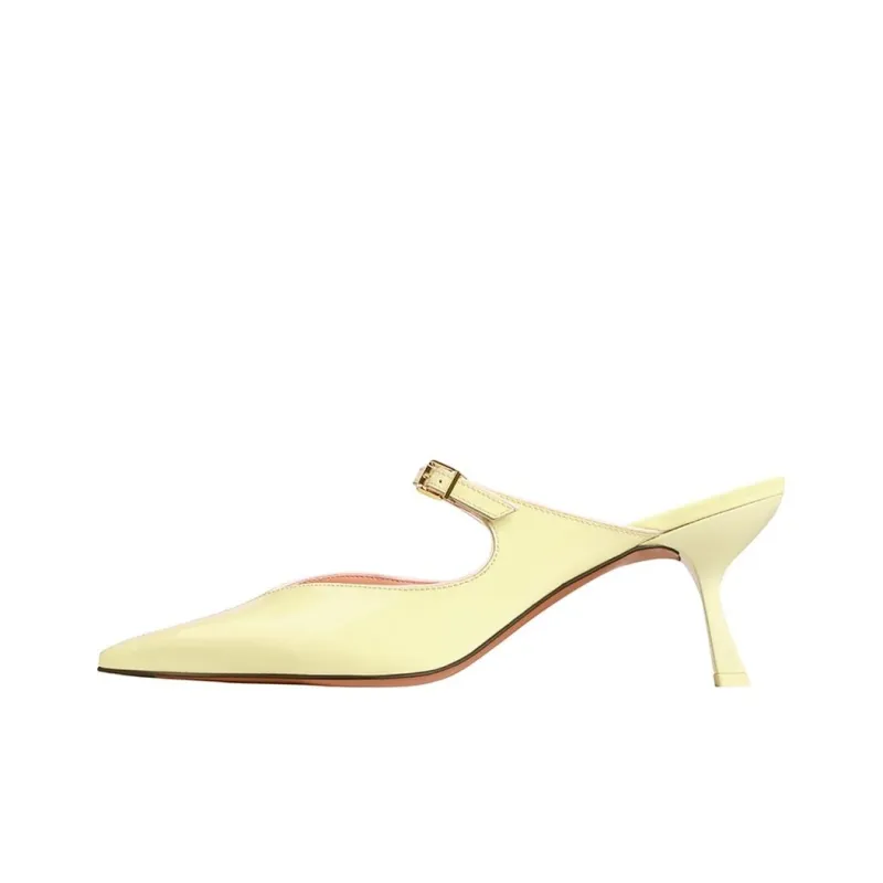 Zimmermann Closed Toe Slippers 6.5cm Women's Lemon-0
