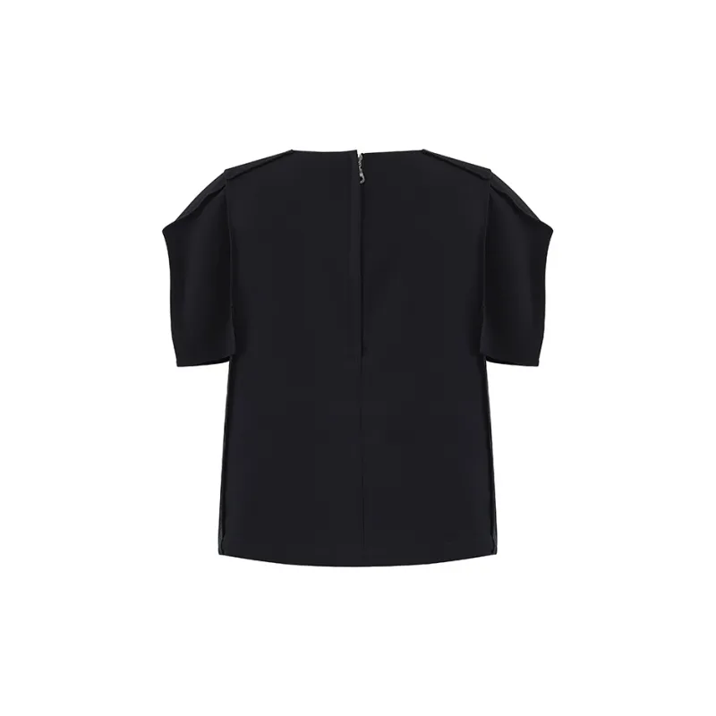IMMI T Shirts Women's Navy Blue-1