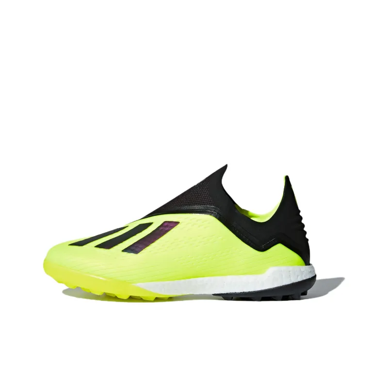 Adidas X Tango TF Rubber Broken Studs Slip-Resistant Breathable Soccer Shoes Men's Yellow Black-0
