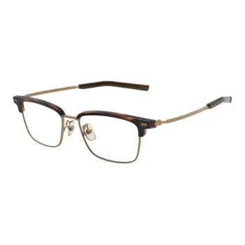 Four Nines Plate Frame Pure Titanium Square Eyeglass Frames Unisex Tortoiseshell