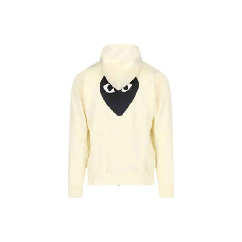 CDG Play Sweatshirt Unisex Yellow-1