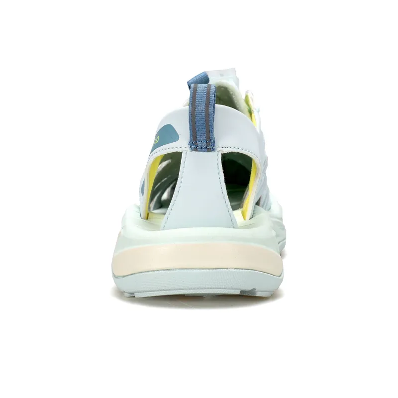 HUMTTO Beach Sandals Women's Ivory White Ice Blue-2