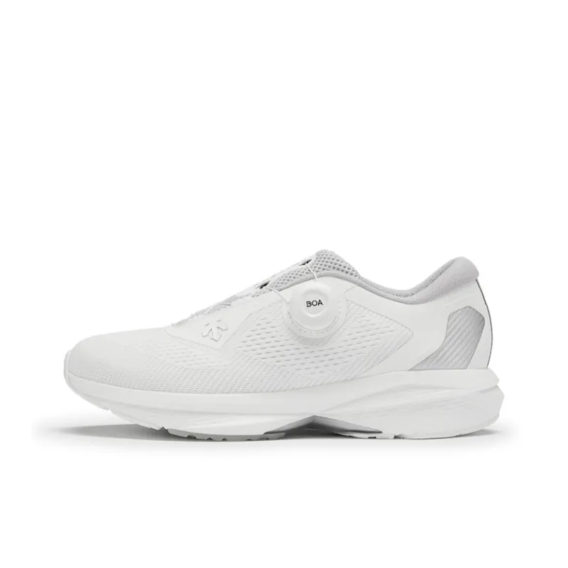 DESCENTE RUNNING Low Top DFLUID Dynamic Cushioning Running Shoes Women's White-0