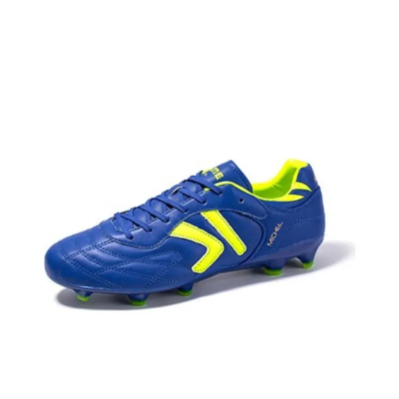 KELME FG Rubber Long Studs Anti Slip Wear Resistant Soccer Shoes Men's Blue-1