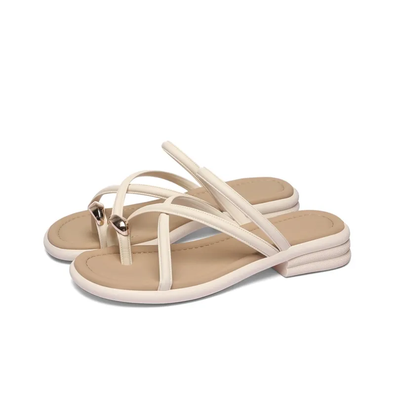 Golden Silk Rabbit Rubber Sole Quiet Slip-Resistant Quick Dry Slide Slippers Women's Black-11