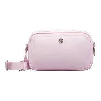 Lululemon Waterproof Fabric Shoulder Bag, Crossbody Bag Women's Pink