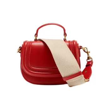 ZARA Polyurethane Shoulder Bag Crossbody Bag Handbag Mini Women's Red