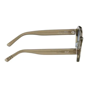 Retrosuperfuture Acetate Oval Sunglasses Men's Green