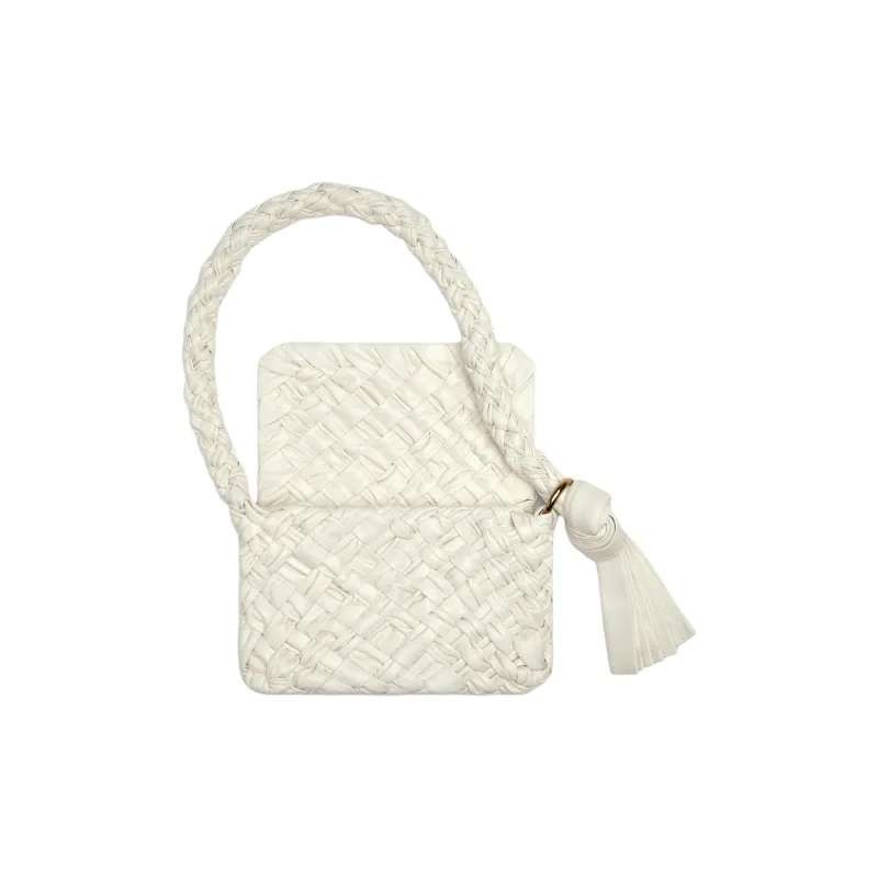 Bottega Veneta KALIMERO Cow Leather Portable Crossbody Bag, Shoulder Bag Women's Bone Beige-4