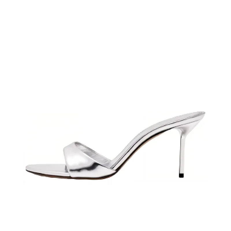 Paris Texas Lidia 70mm Leather Mules-0