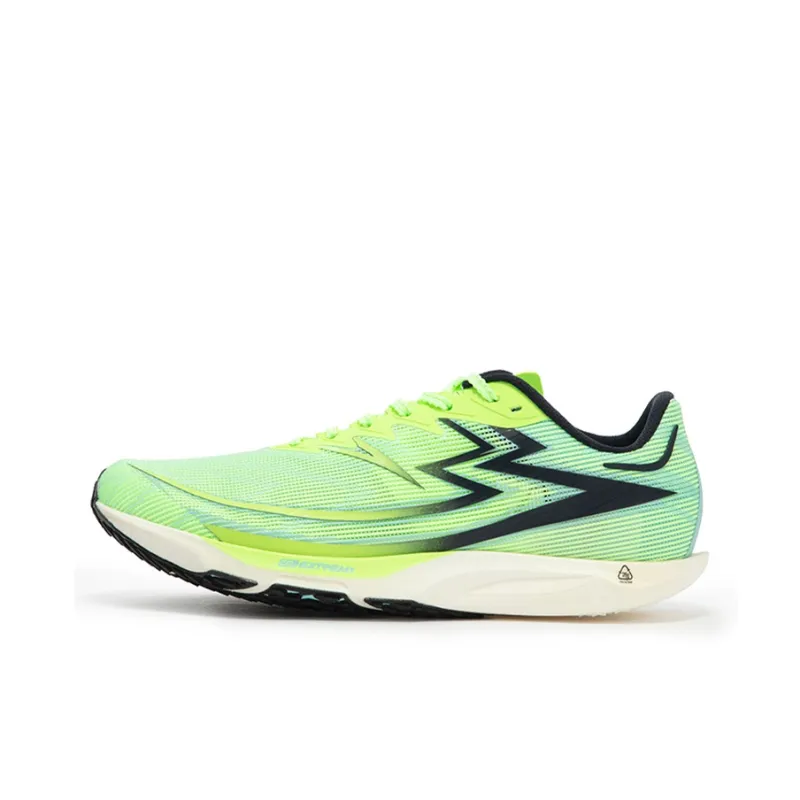361° Cushioning Anti-Slip Wear-Resistant Breathability Low-Top Running Shoes Unisex Fluorescent Glossy Finish Green-0