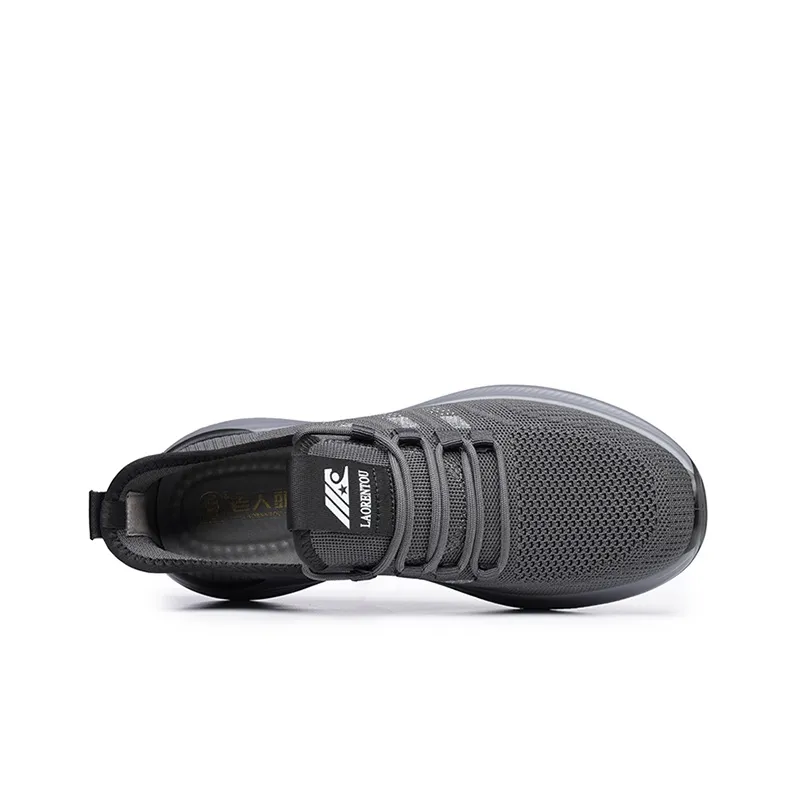 LAORENTOU Casual Shoes Men Low Top Gray-8