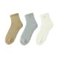 Khaki Blue White-Crew Socks