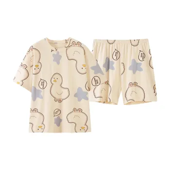 The Story Of The Flower Season Pajama Set Women's Apricot