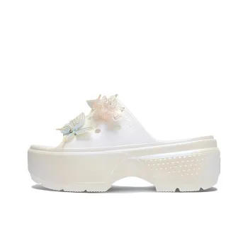 Crocs Stomp Slides 'White' Women's