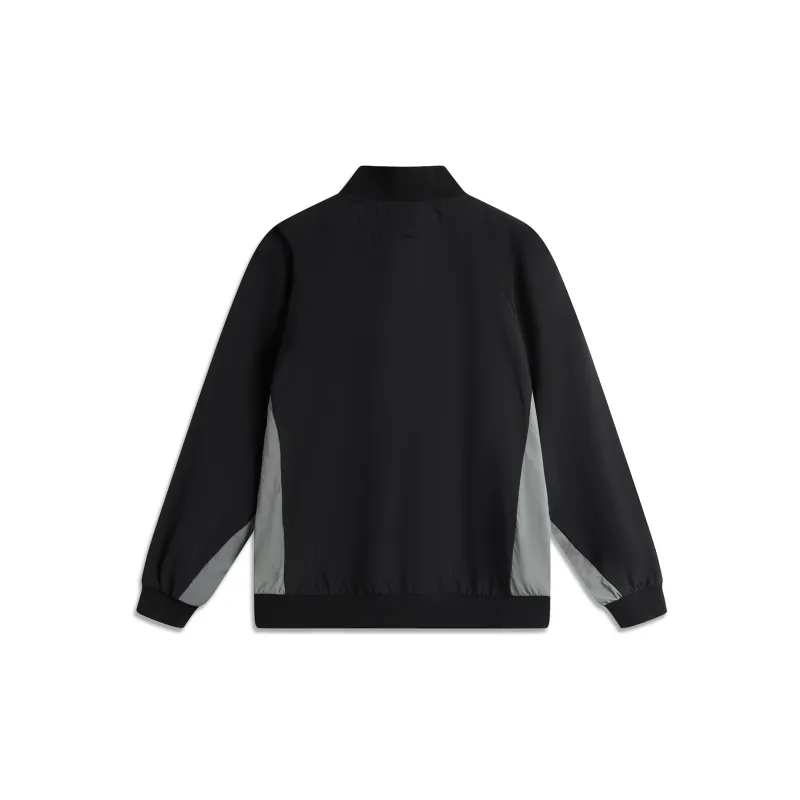 LiNing Sports Trend Series Trench Coat Men's Black-1