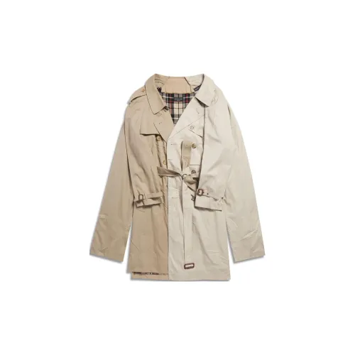 Balenciaga Trench Coats Women's Dark Beige