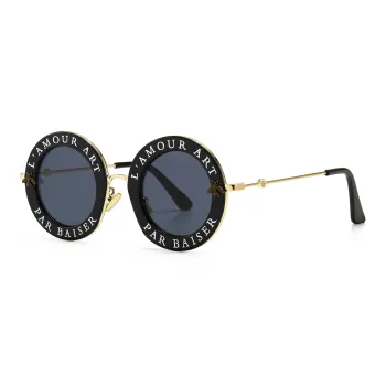 SHEEN KELLY Round Sunglasses Women's