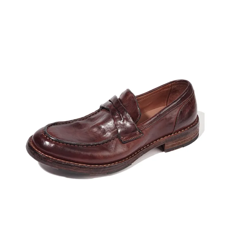 Dreambox Loafers Men Black/Brown-1
