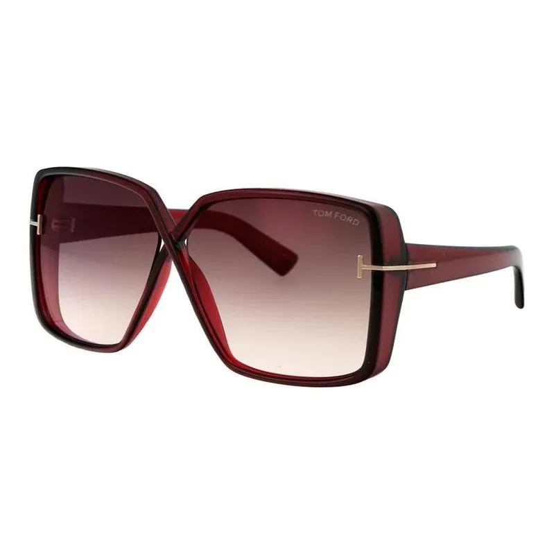 TOM FORD Yvonne Cut Out Oversized Frame Sunglasses-0