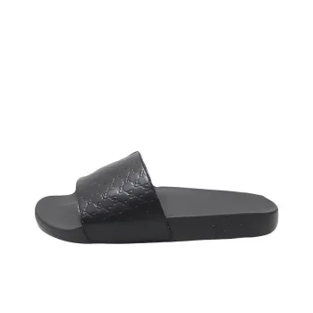 GUCCI MicroGUCCIssima Slide Black