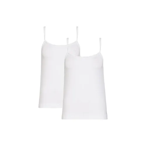 Calvin Klein Tank Tops Women's Set Of 2 White