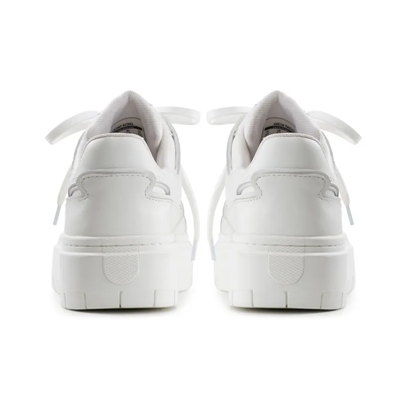 Lucia Tacci Designer Collection Skateboard Shoes Unisex Low Top White-5