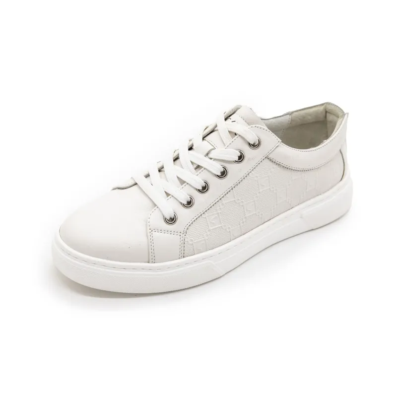 Satchi Casual Shoes Skateboard Shoes White Sneakers Men's White-1