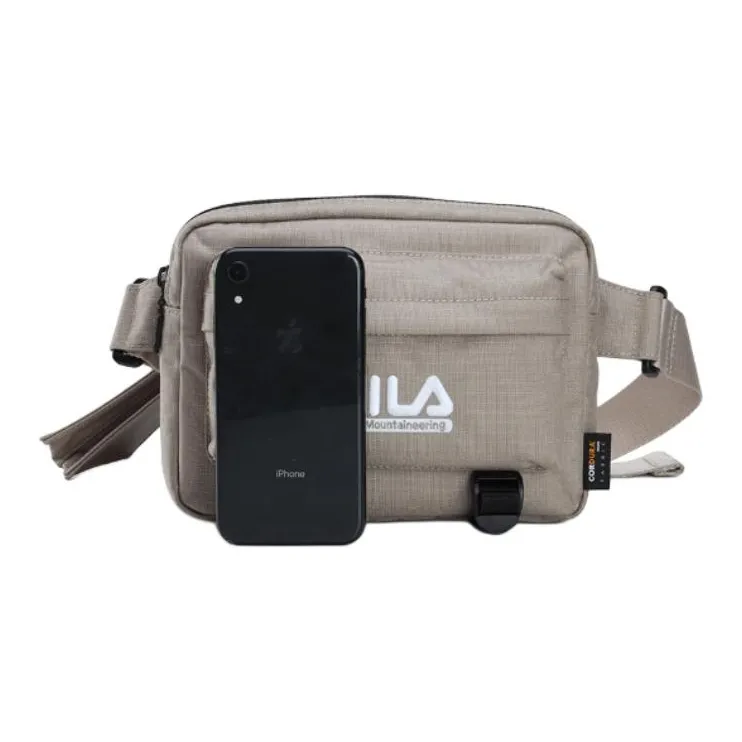FILA FUSION WM White Mountain Collaboration Fabric Fanny Pack Regular Unisex Apricot Seed-1