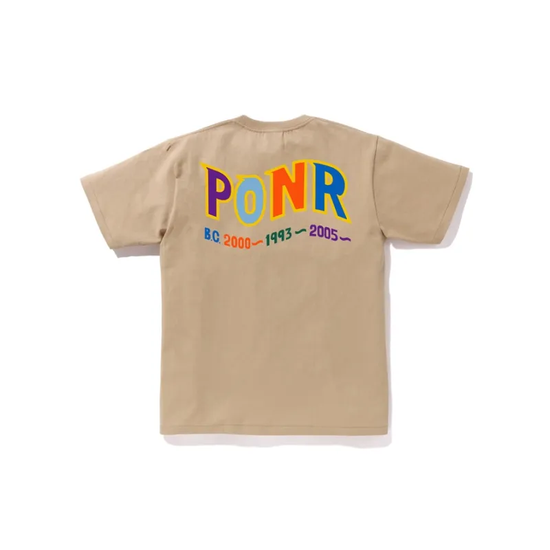 A BATHING APE Colors Shark Ponr Tee-7