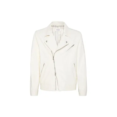 Brunello Cucinelli Jackets Men Ivory