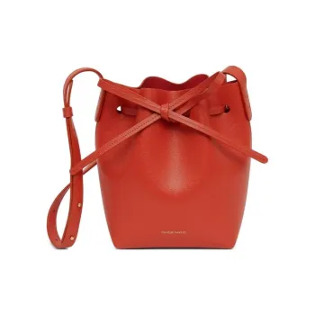 MANSUR GAVRIEL Cow Leather Shoulder Bag Women's Papaya Red
