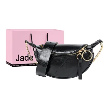 Jade En Plus PU Shoulder Bag Crossbody Bag Regular Women's Black/Red/Gray White