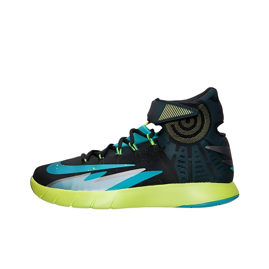 Nike Hyperrev Basketball Shoes Men High top Black Blue Green US W 11